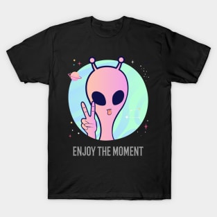 Enjoy The Moment Cool T-shirt Design T-Shirt